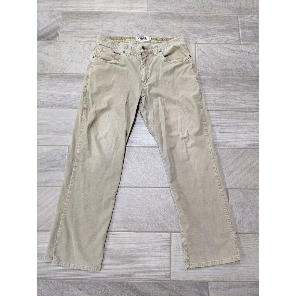 Mountain Khaki Corduroy Pants 36X32‎ Men's Jackson Hole Wyoming Stretch